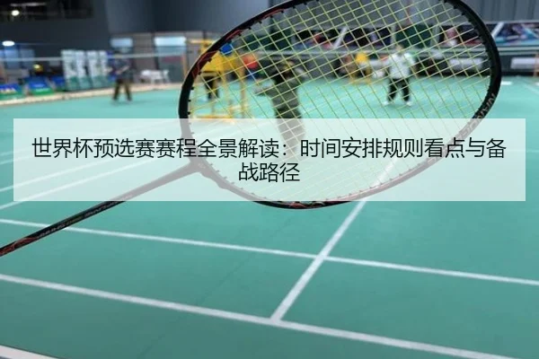 世界杯预选赛赛程全景解读：时间安排规则看点与备战路径